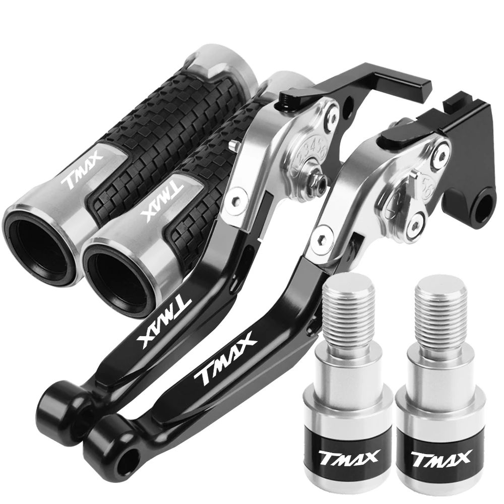 For Yamaha TMAX500 TMAX530 T-Max 500 530 2008-2018 2019 2020 2021 2022 2023 Motorcycle Brake Clutch Levers Handlebar Grips Ends - Image 5