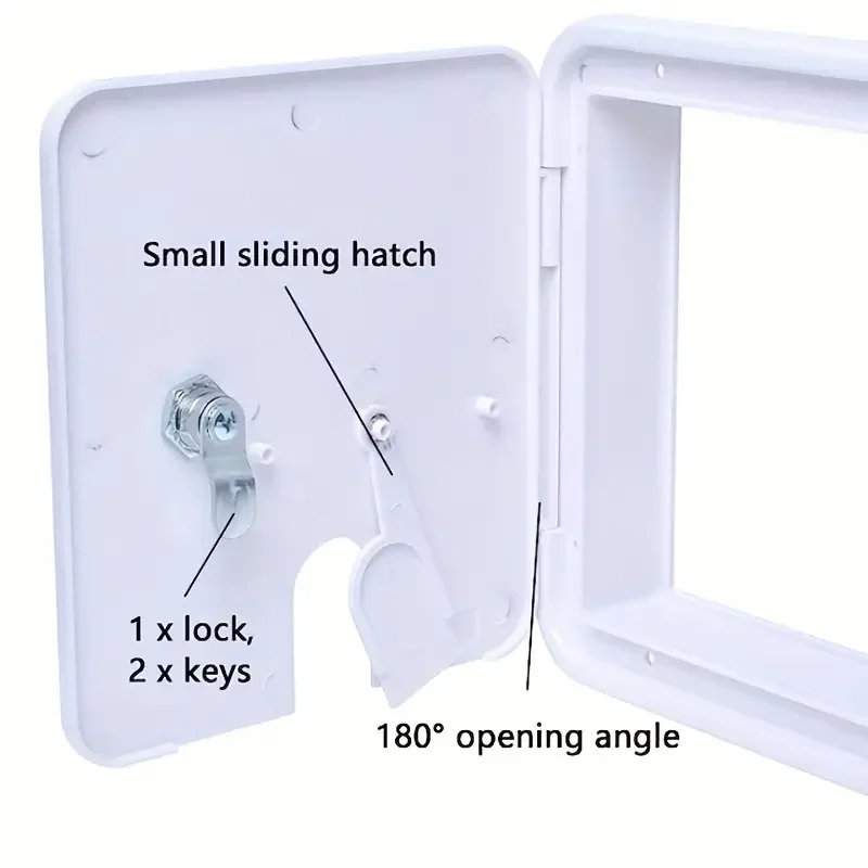 Waterproof Hatch With Lock Power Line Hatch Plastic Water Filler For Car Camper Caravan Motorhome