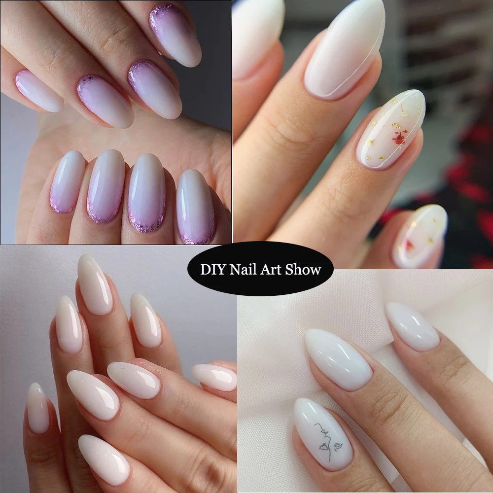 KODIES GEL Melkwitte Top Coat Gel Nagellak Semi-permanente UV/LED Gel Top Coat Finish Sealer Franse manicure Nagels Art Salon