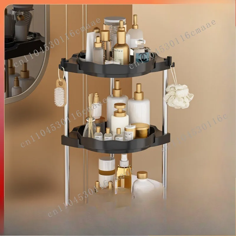 Special toilet rack No punching Wall-mounted bathroom Toilet Wash table Corner storage