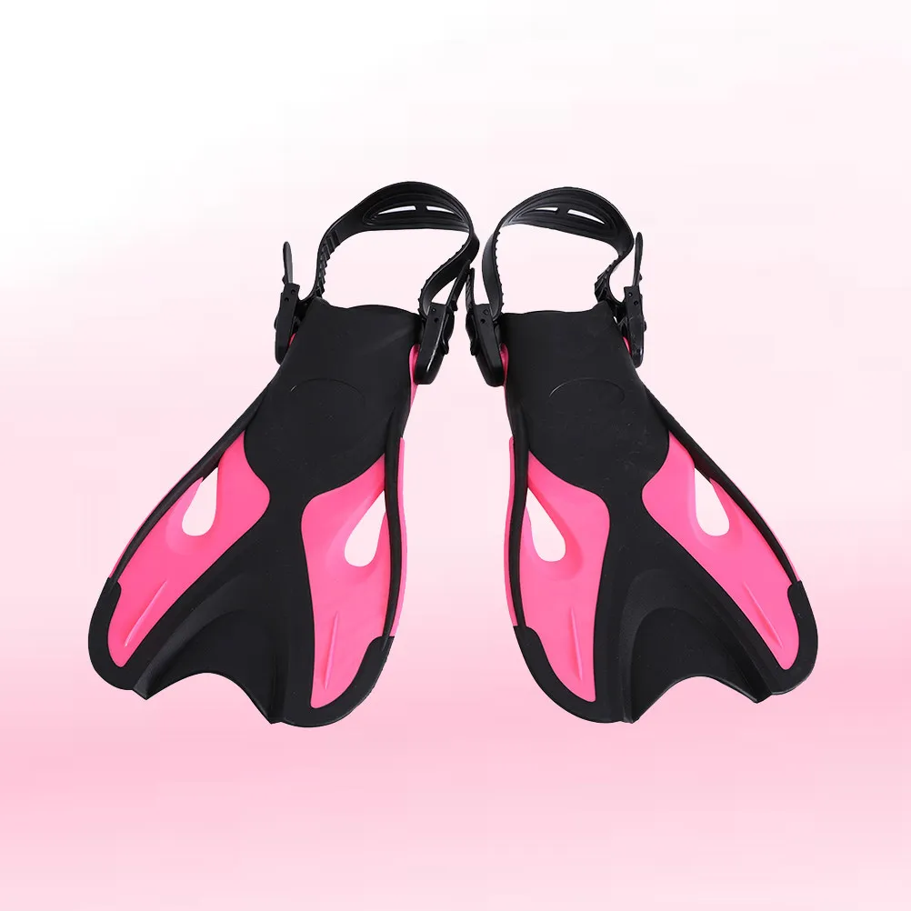 

1Pair Comfortable Snorkeling Flippers Open Heel Design Premium Quality Material Natural Kick Motion Great for Diving Swimming
