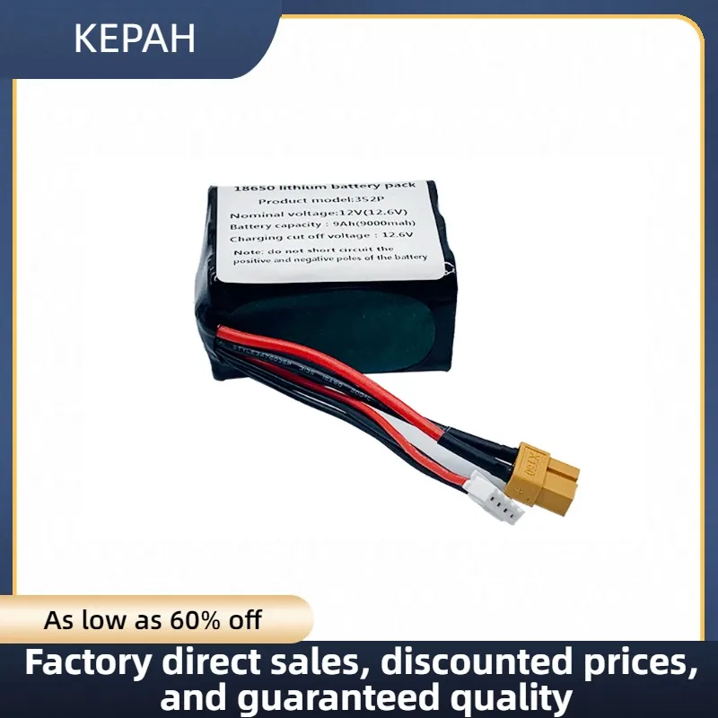 Premium 12V 9.0Ah 3S2P Li-ion Battery with NCR18650 Single Cell Construction Perfect for Parrot Disco and All Kinds of Drones - view 6