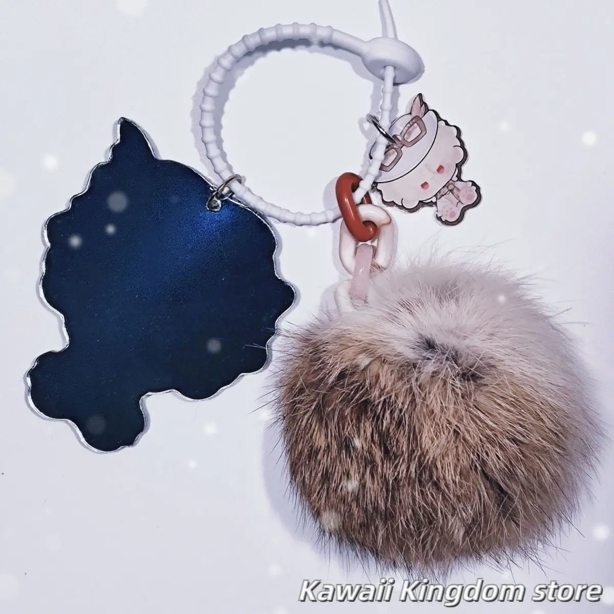Identity V Prospector Norton Campbell Luca Balsa  Anime Cosplay Schoolbag Key Chain Mirror Pendant Keychains Student Fans Gift view 6