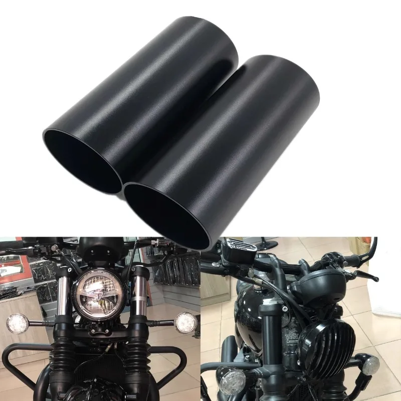 

Suitable for motorcycle shock absorber black Triumph Bobber Black modified front shock absorber modified decorative