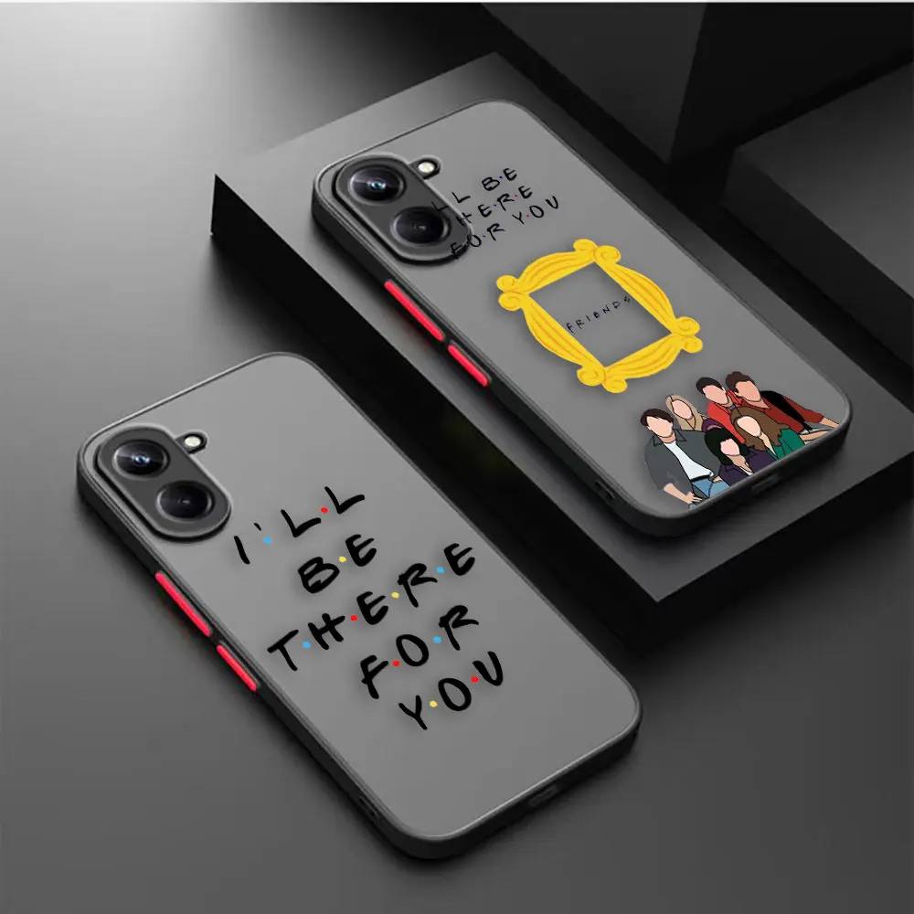 

Matte Phone Case for OPPO Realme 11 10 9 9I 8 8I 7 7I 6 5 FIND X3 X5 PRO 4G 5G Silicone Case Funda Capa Shell Friends TV SHOW