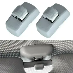 2Pc Car Sun Visor Hook Clip Bracket Hanger Fit For VW Transporter T4 T5 T5.1 T6 3B0857563 Auto Interior Accessories Hook Bracket