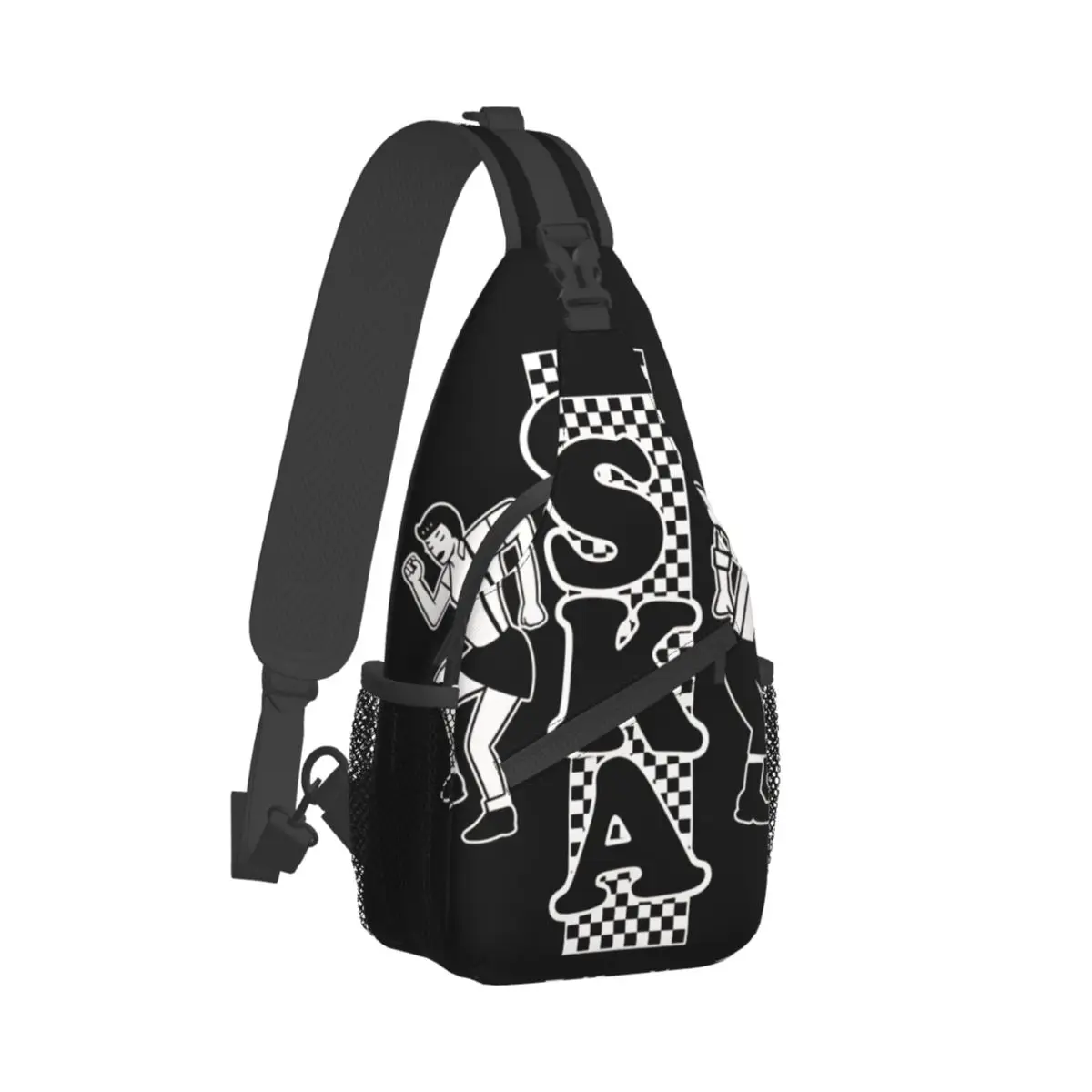 Ska Dance Crossbody Chest Bags Pockets Travel Pack Messenger Sports Teens Shoulder Bag Unisex