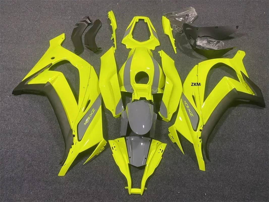 

For Kawasaki ZX10R ZX-10R 2011-2015 Motorcycle Plastic Fairing Kit, zx-10r 10R 11 12 13 14 15ABS Body Fluorescent yellow Fairing