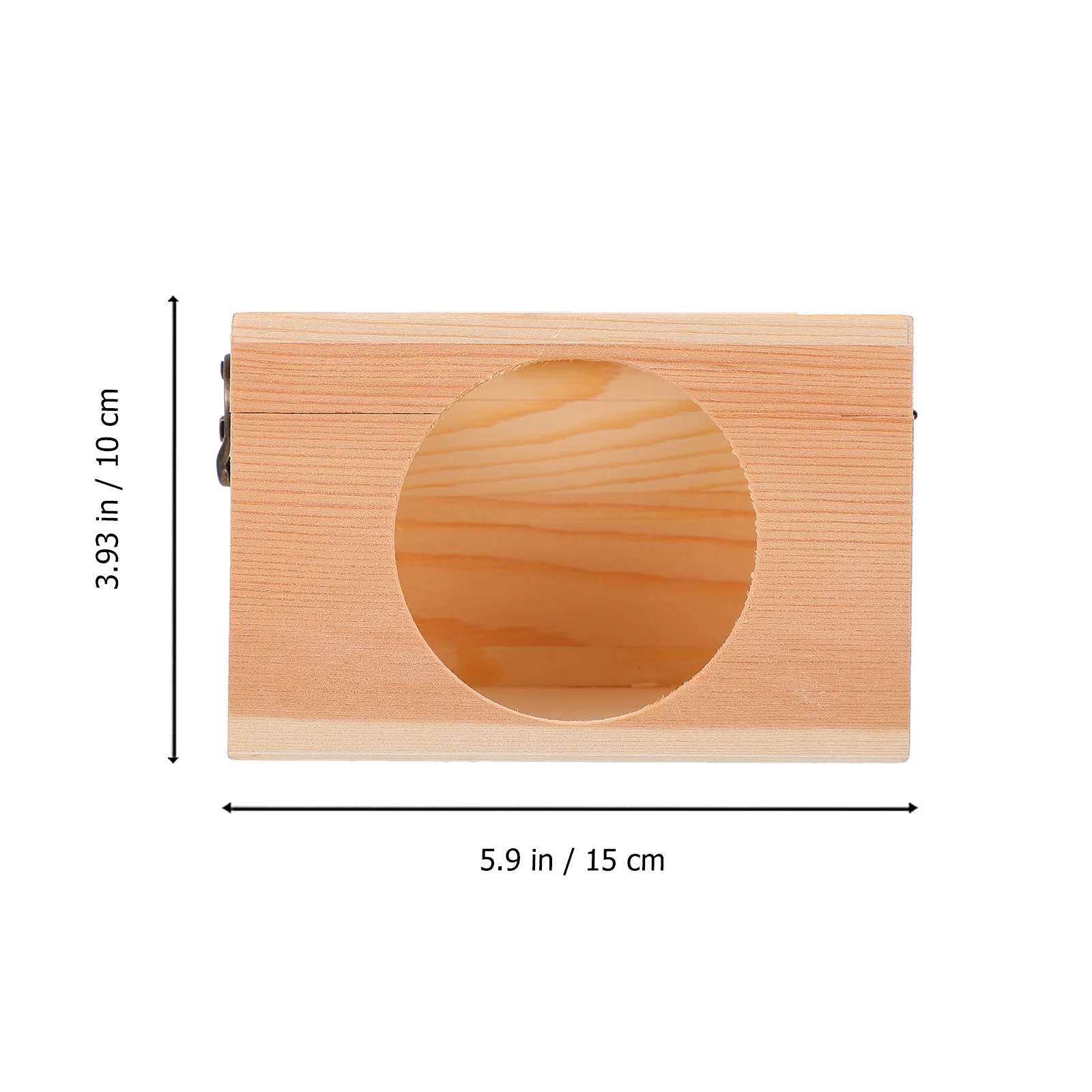 

Wooden Hamster Hut Durable Natural Nest Shelter Small Pet House Cozy Habitat Hamster Sleep Nest Pet House