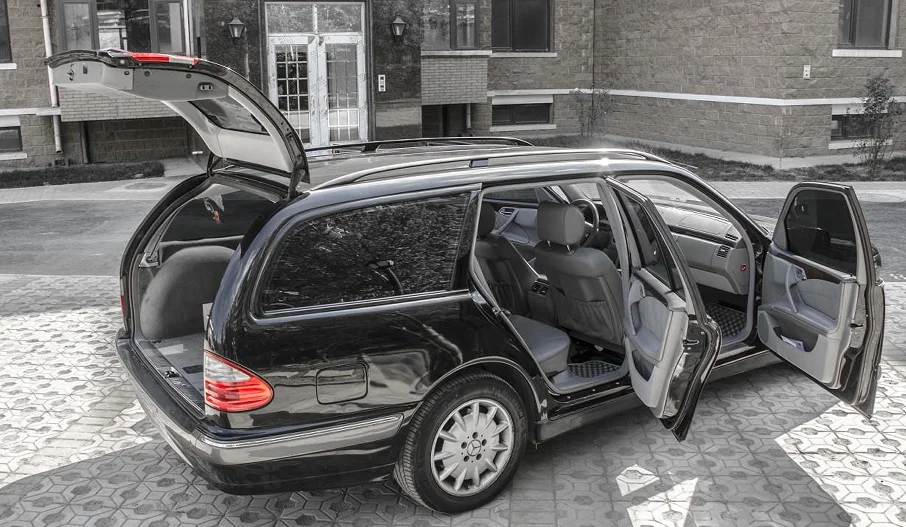 

2 шт. стойки задней двери для MERCEDES-BENZ E-CLASS S210/W210 Estate 1996-2003, задняя дверь багажника, газовые пружинные стойки, опора, подъемная опора