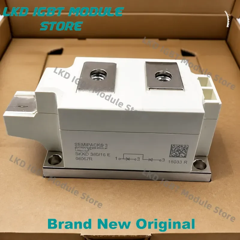 for SKKD380/16 IGBT Module 380A 1600V SEMIPACK3 Rectifier Diode Modules for SKKD 380/16 SKKD380-16 SKKD38016 SKK D380/16