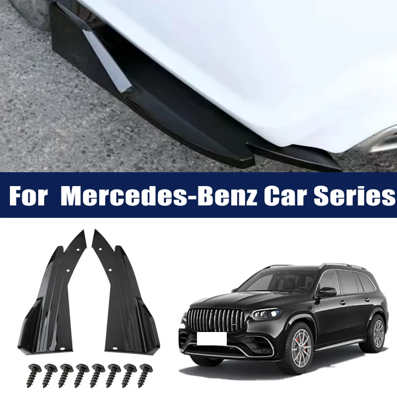 

Rear Bumper Lip Diffuser Splitter Canard Protector Front Spoiler Body Kit For Mercedes Benz C E S GLC GLE CLA CLS A GLA GLB GLS