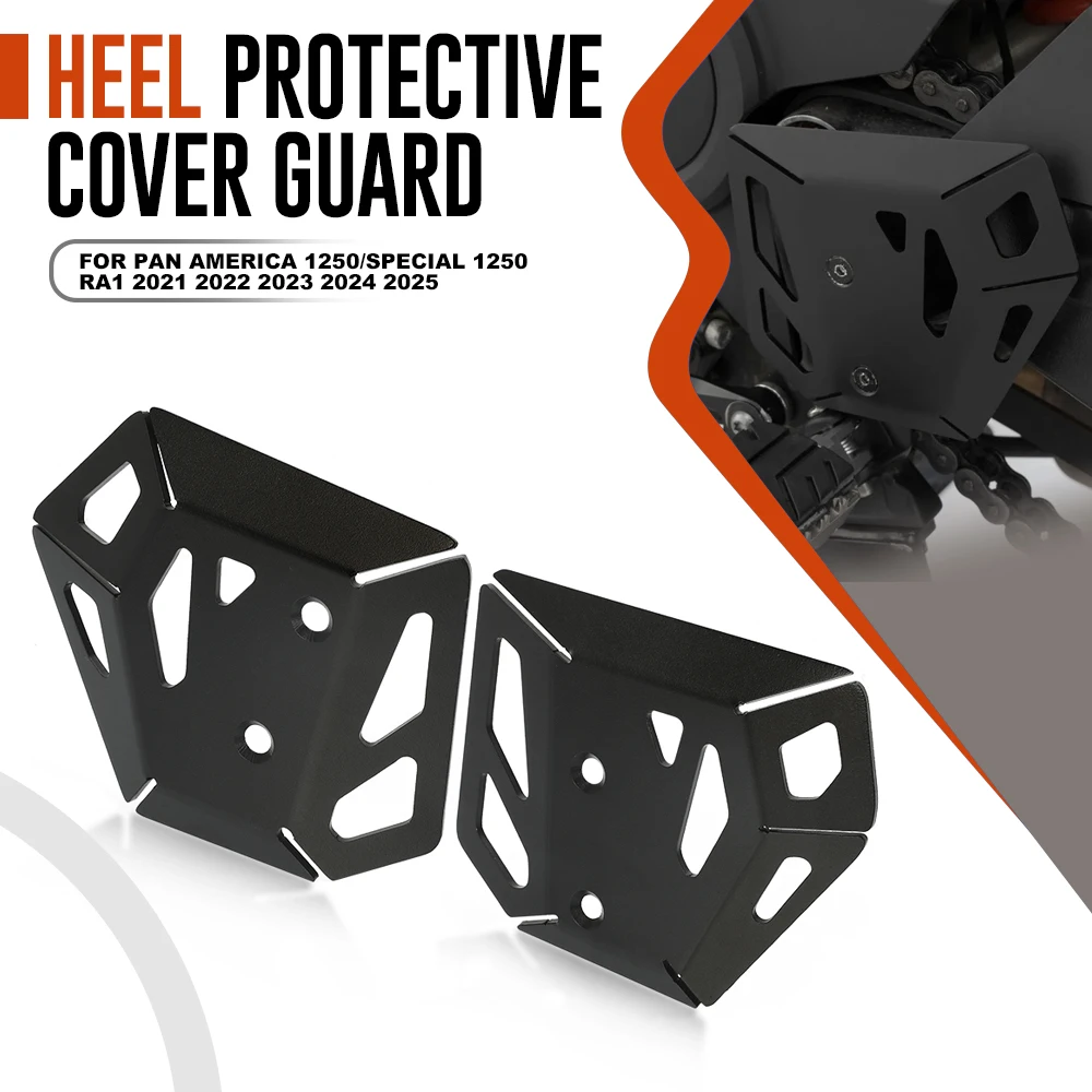 

For Pan America 1250/Special 1250 RA1 2021 2022 2023 2024 2025 Motorcycle Aluminum Heel Guard Left And Brake Cylinder Guard Set