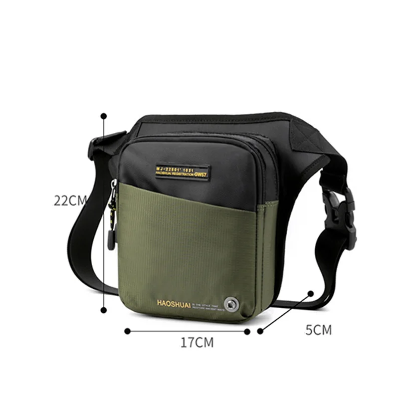 New multi-functional outdoor riding bag leg bag simple chest bag casual crossbody bag Mountain belt waterproof fashion