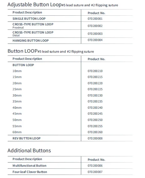 UND TECH Hohe Qualität für Knochensehnenknochen ACL Rekonstruktionsverfahren Knopfsystem