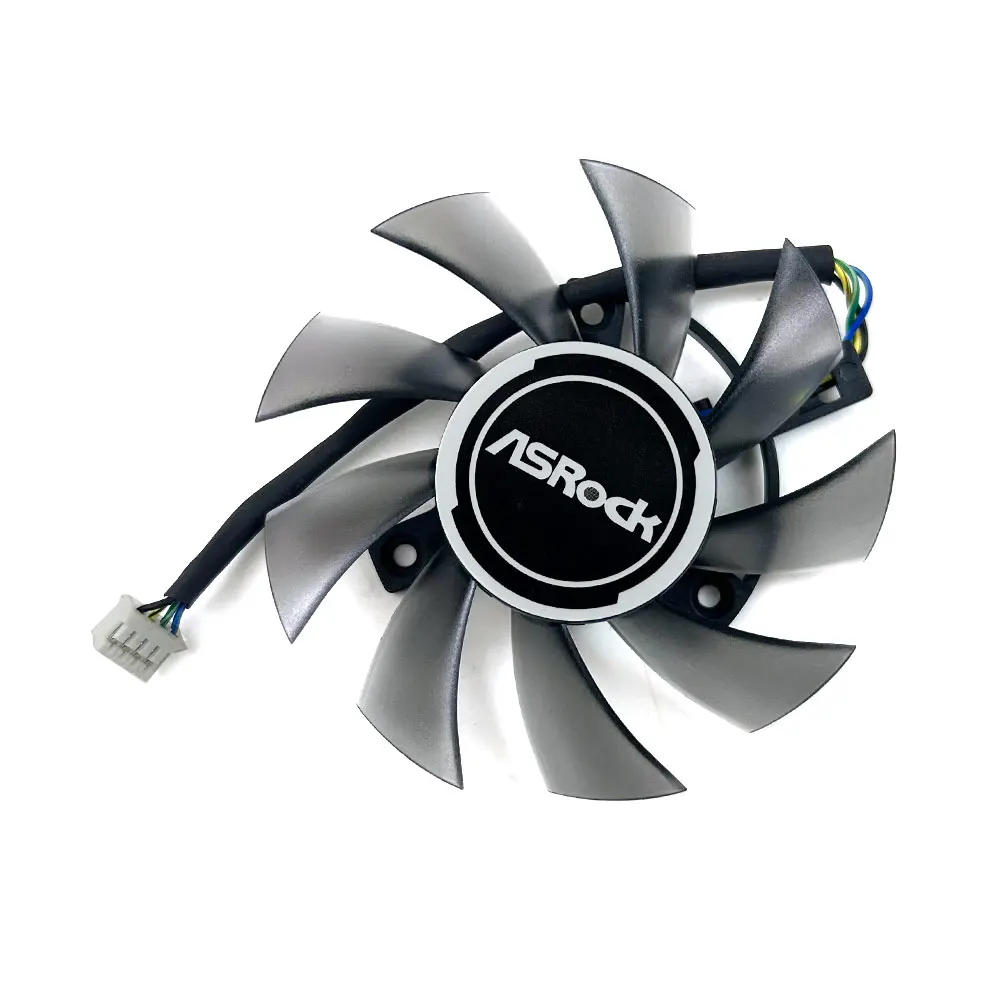 Cooling Fan 75MM 4PIN DC12V 0.5A RX550 560 GPU FAN For Asrock Phantom Gaming Radeon RX560 550 video card fans