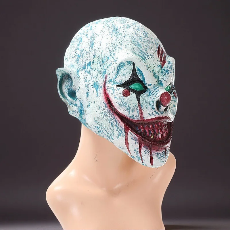 Horror-Maske Gruselige Böse Halloween-Cosplay-Maske Unheimliche Dämonen-Maskerade-Party-Accessoires Vollkopf-Latexmaske – Detail 8