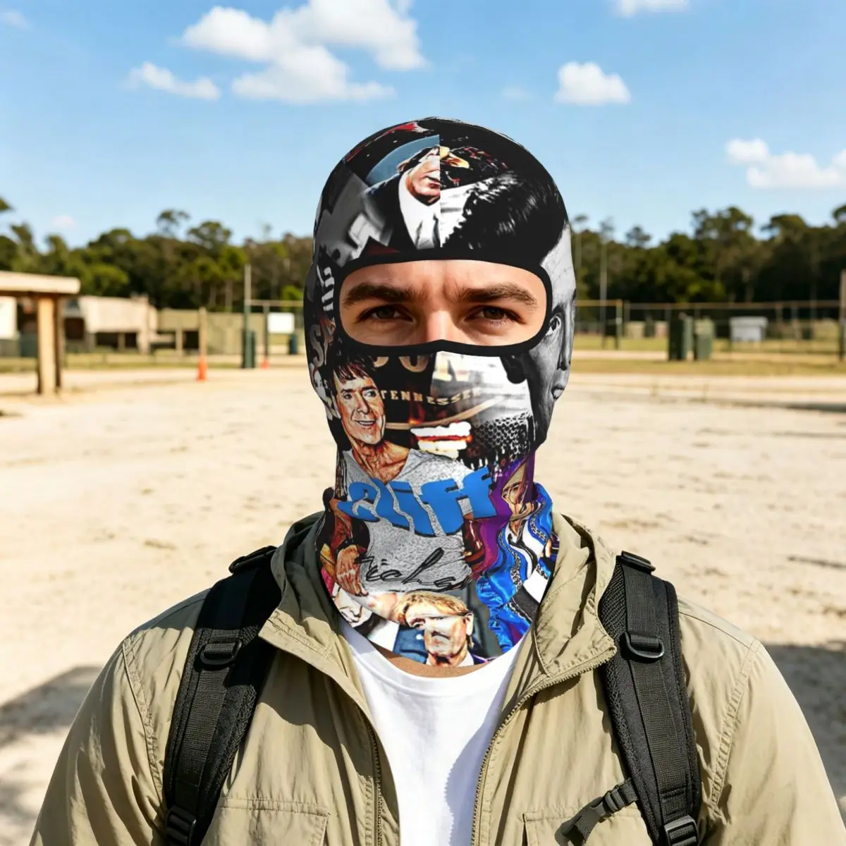 Cliff Richard Breathable Thin Balaclava Full Face Mask Sun Protection Neck Gaiter For Motorcycle Fishing Outdoor