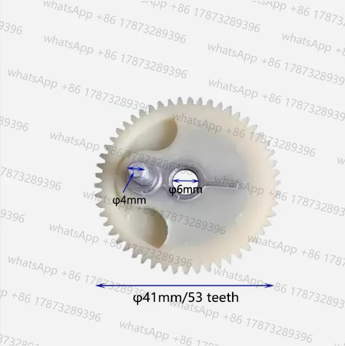 Car Inflator Pump Gear Parts Cylinder Pneumatic Gear Piston Assembly  19-cylinder piston ring linkage Diameter 41mm 53 teeth