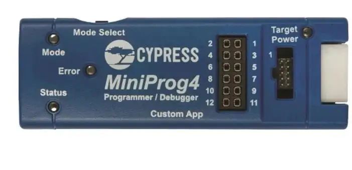 CY8CKIT-005-A MiniProg4 supports PSoC 4, PSoC 5LP PSoc6