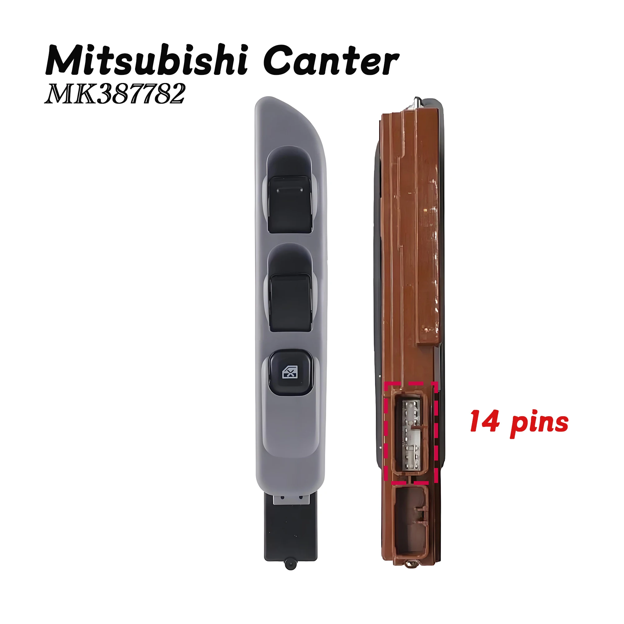 MK387782 For Mitsubishi Canter FUSO FB71B 2007 2008 2009 -2015, Electric Master Window Control Lifter Switch Button MK421112