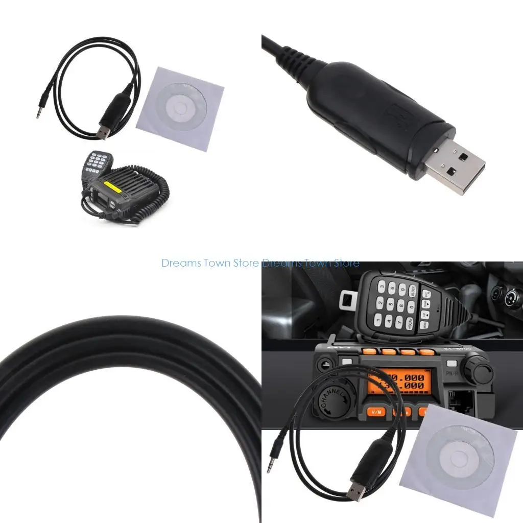 

HX6A High-Performances Two Way Radio Programming Cable Easy Connection for QYT KT8900