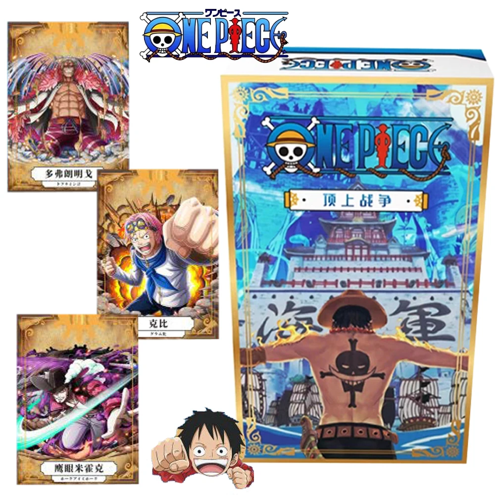 Hot Selling One Piece Game Collection Cards Luffy ACE Sabo Rare and Minimalist Top War Chapter Character Cards Boys Girls Gifts