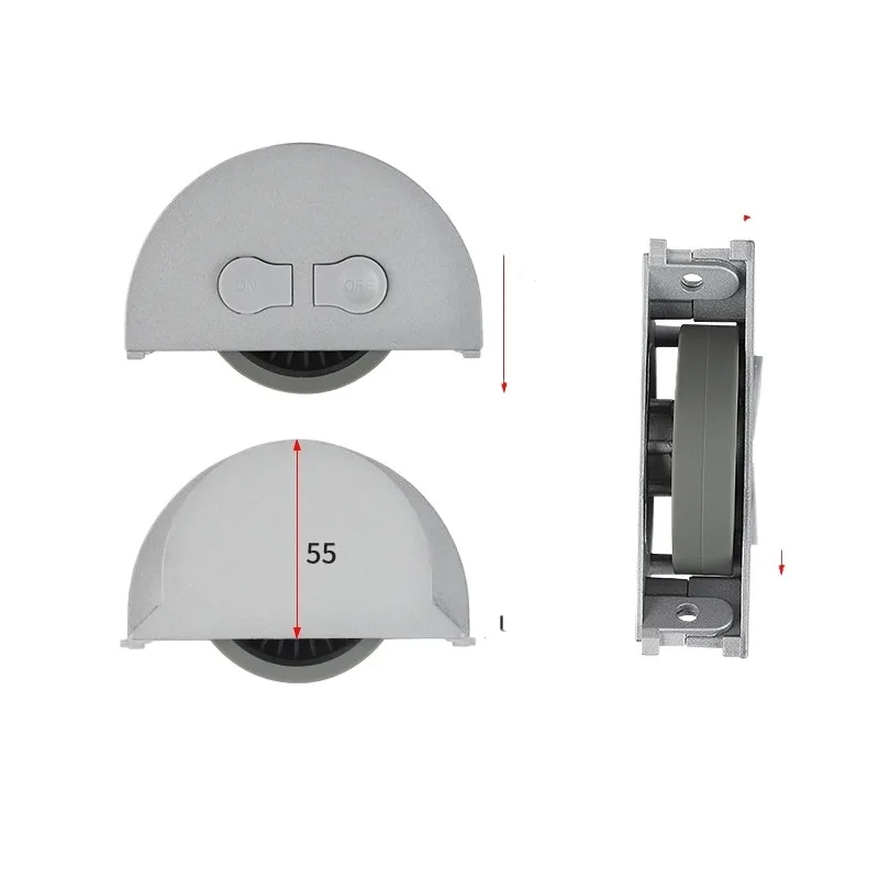 Suitable for heavy duty directional crescent wheel with brakes, translating straight moving table, supporting bottom wheel