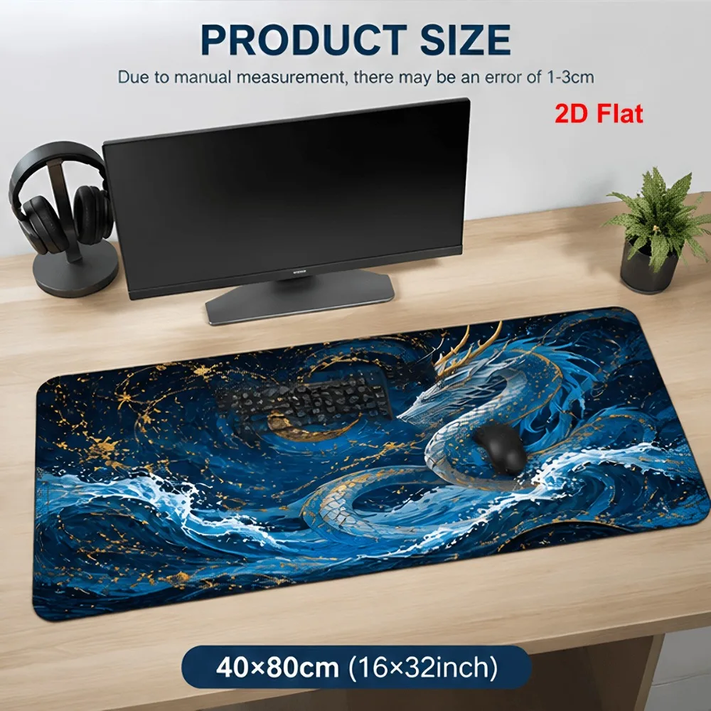 Original printed design multi-functional simple style large table mat suitable for offices and homes desk accessories