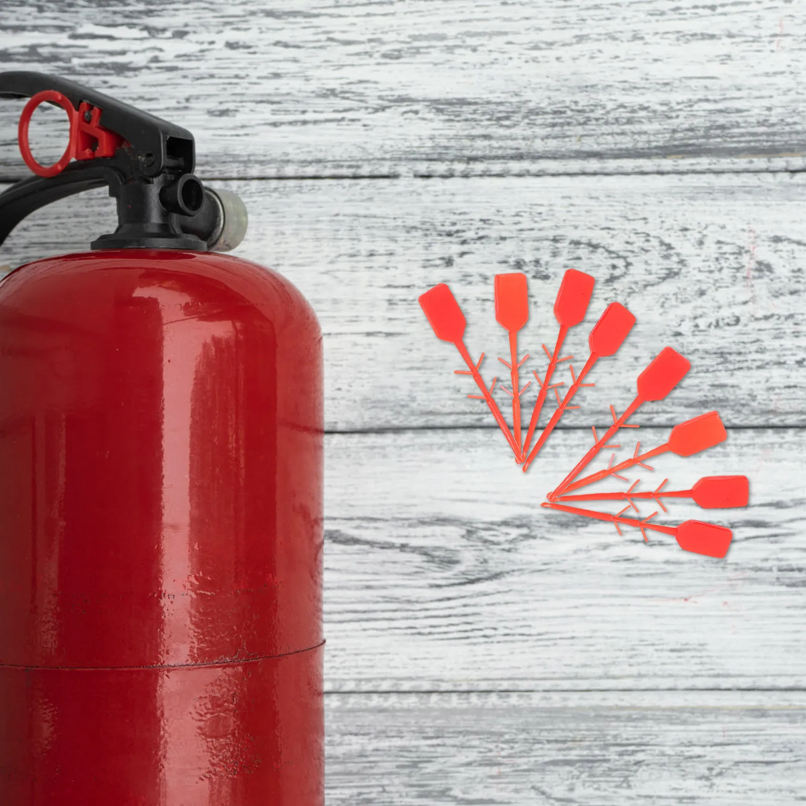 1000Pcs Extinguisher Accessories Security Seals with Safety Pins Fire Safety Replacement for Dry Chemical Water Fire