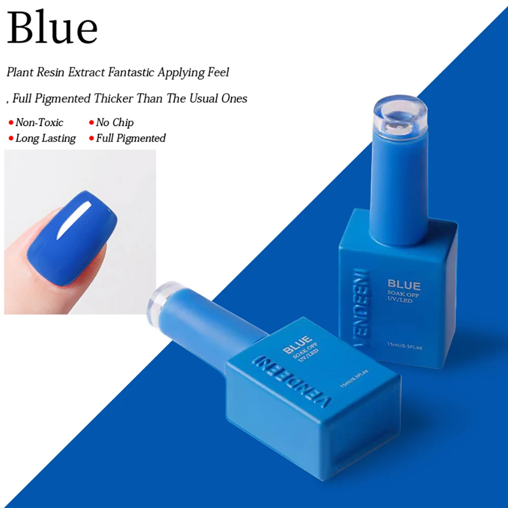 Vendeeni 27 Arten UV-Funktionsgel Nagellack Basislack Chrom Matt Top Coat Blüten-Folientransfer-Gel Universelles Katzenaugen-Gel – Detail 29