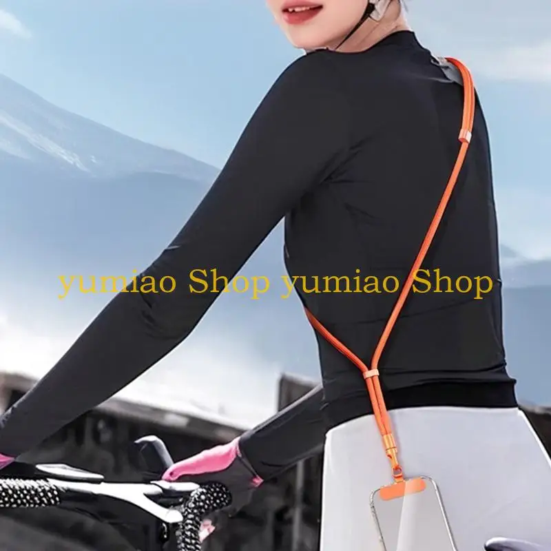587B Phone Lanyard Strap with Secure Connection Polyester Lanyard Anti Loss Tether for Phones & OS system Devices