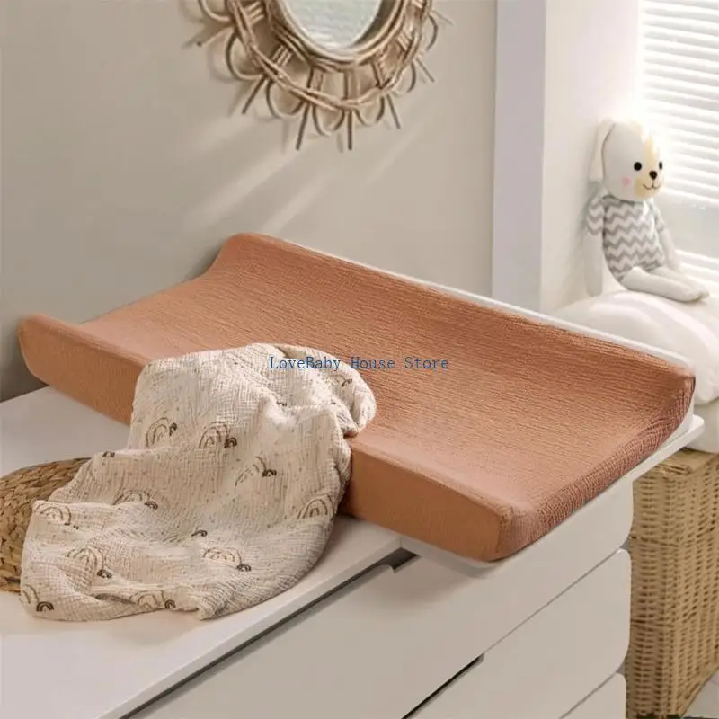 Bx0d 2pcs Baby Paider Maber Pad Roolves Mulareable Nappy Changer Cover Case Soft & Hethable Фото №2
