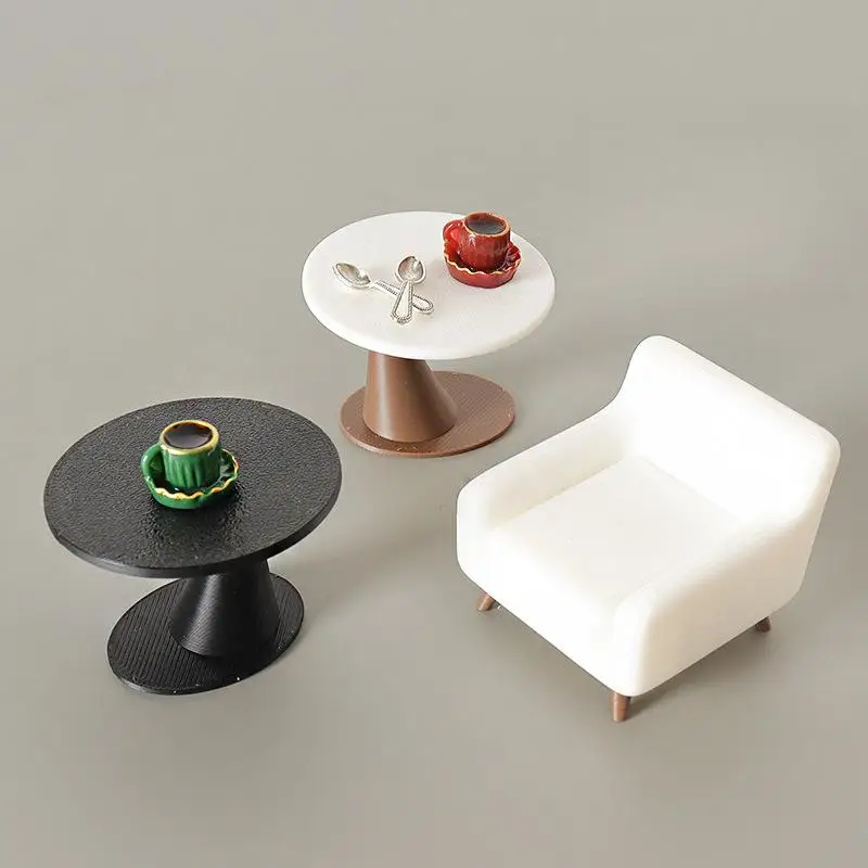 3/4Pcs Miniature Coffee Cups – Handmade Dollhouse Tableware for DIY Scene Decoration, Decorative Accessories