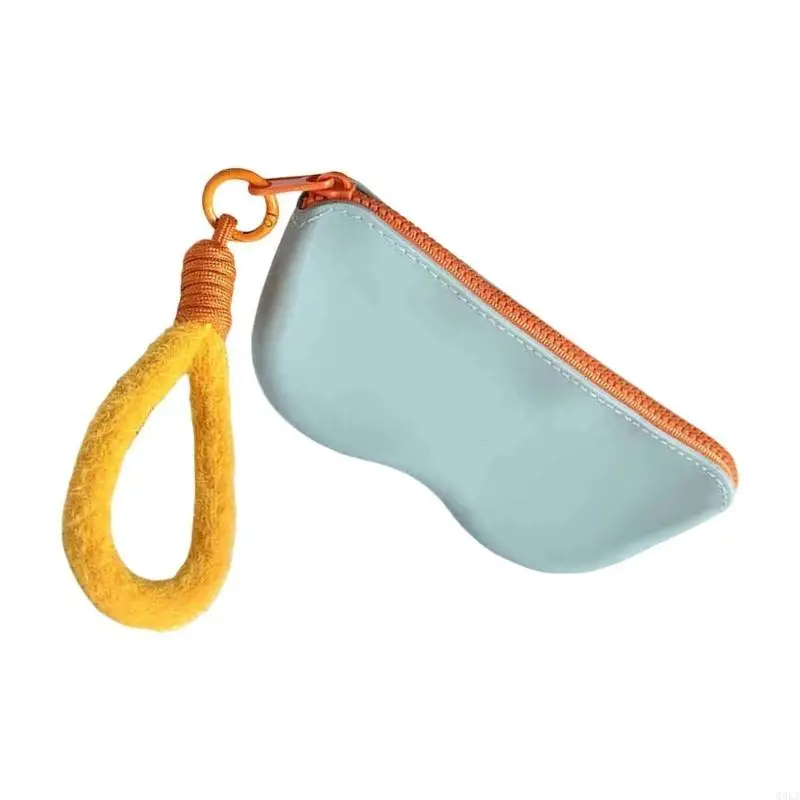 

Q0KA Eyewears Case Reusable Silicone Sunglasses Container Electronics Holder Shell