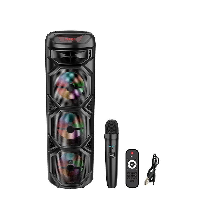 

ZQS8301 8"*3 звуковая башня, мощный звуковой динамик, мощный от пола до потолка