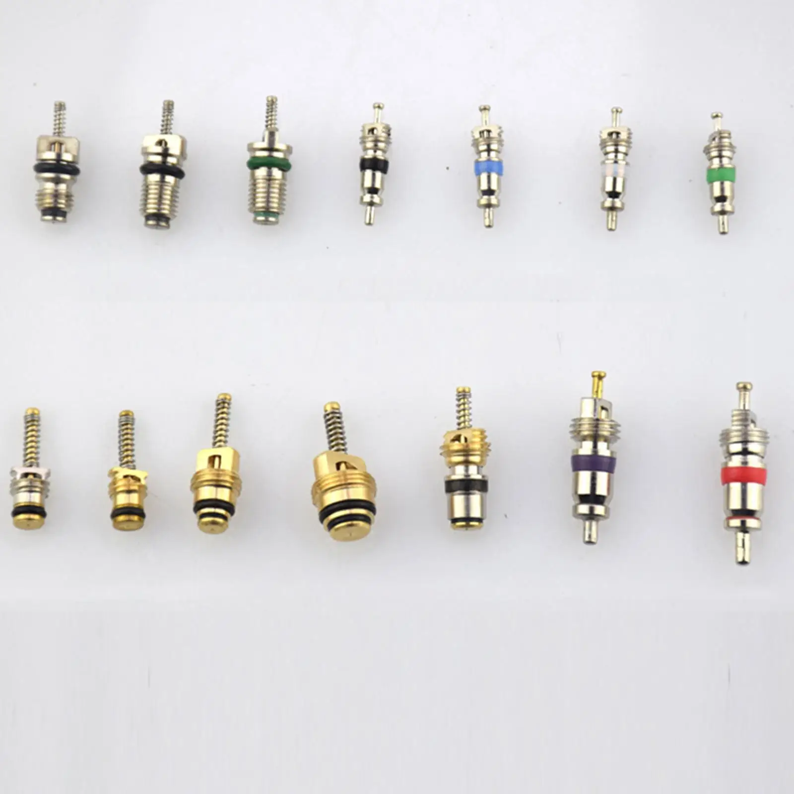 

Car Air Conditioner Valve Core R12 R134A Replacement Professional Easy to Install Automotive Accessories with Remover Tools