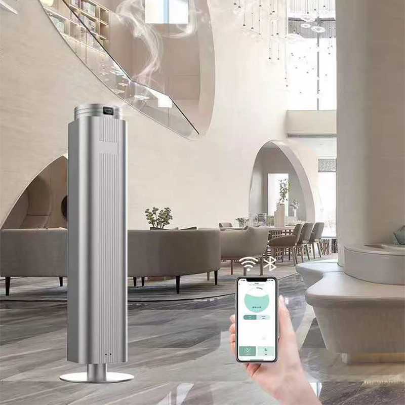 

Умный домашний аромадиффузор 500 мл, безводный диффузор для эфирных масел с Wi-Fi и Bluetooth, дистанционное управление, аромадиффузор для отелей