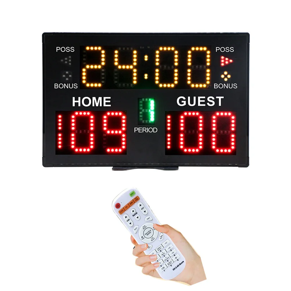 Digital LED Scoreboard Tabletop Score Board For Basketball Volleyball Tennis Boxing Game For Team Sports Match Training Supplies