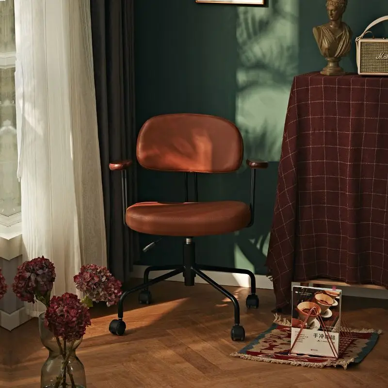 

ee-Nordic Office Chair Simple Liftable Rotating Computer Chair Modern Study Back Chairs Household Bedroom Dressing Chairs