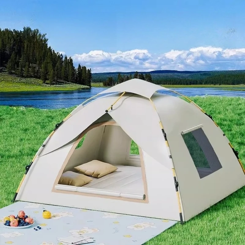 

Light-Weight Outdoor Camping Tent Windproof Sunshade Indoor Camping Tent Folding Automatic Tenda De Acampamento Outdoor Tools
