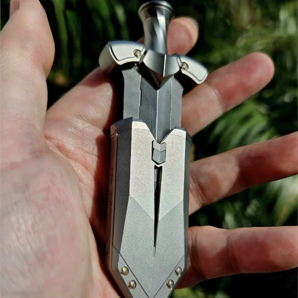 TINB Aroundight Titanium Sword Push Slider Antistress Relaxing Toys Fidget Spinner Fidget Toys