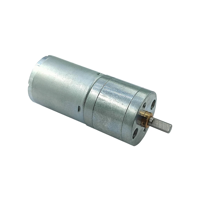 

25GA-370 Mini 25mm Full Metal Gearbox Gear Motor DC 3V 6V 9V 12V 210RPM Slow Speed Large Torque D Shaft DIY Robot Car Toy Model