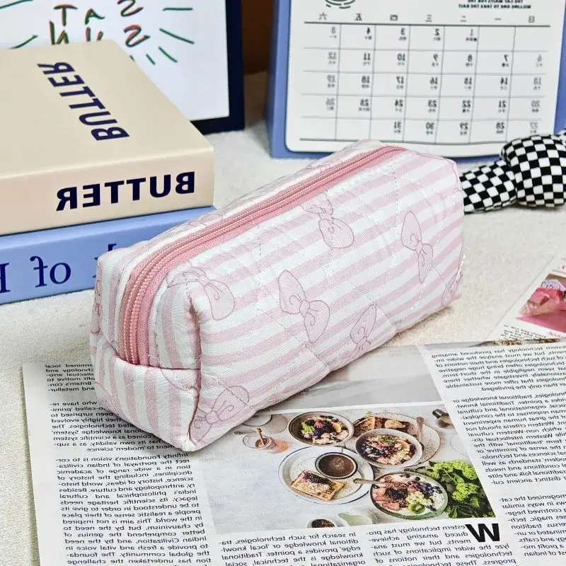 

1 шт., большая вместительная сумка-карандаш на молнии для детей, студентов, девочек, косметика, помады, органайзер, сумка, портативный чехол для хранения кабелей