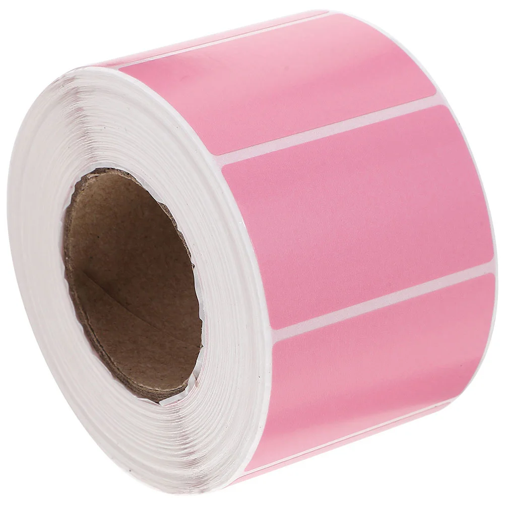 1 Roll Thermal Colored Self Adhesive Labels Blank Express Sticker Labels for Address Parcel Shipping Label Roll