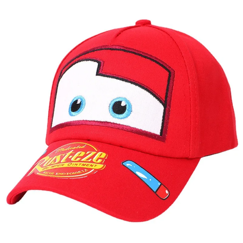 Boy Girl Baseball Cap Spring Summer Children Cute Hat Cartoon Pixar Cars Lightning McQueen 95 Kids Popular Hip Hop Snapback