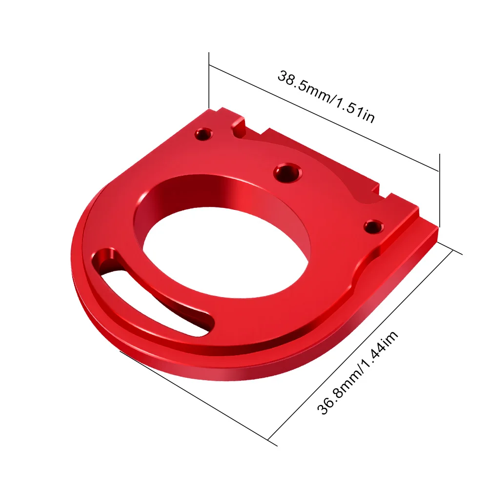 9IMOD TT02 Metal Motor Mount Aluminum Upgrade for TT02 TT01 1/10 RC Touring Car Chassis Motor Holder with Mounting Hardware