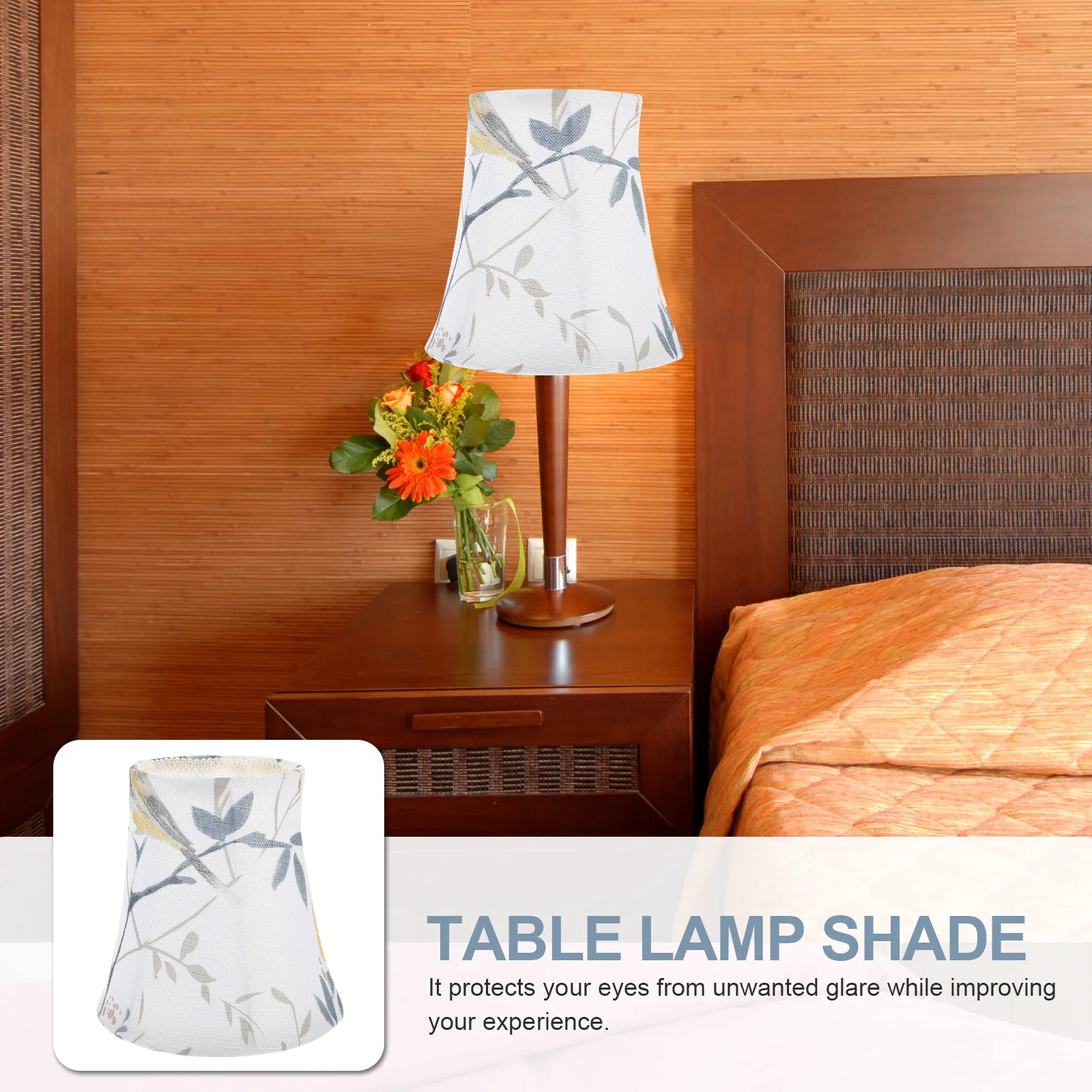 

Light Fabric Lamp Shade Durable Easy Install Replacement Desk Table Floor Lamp Cover Lamps Shades Replacement Lampshades
