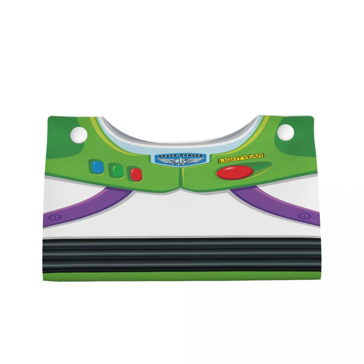 Custom Toy Story Buzz Lightyear Ranger Suit Tissue Box Cover PU Leather Rectangular Facial Tissue Box Holder for Bathroom Home