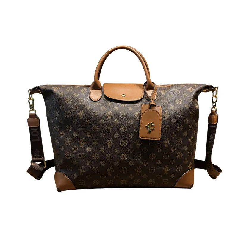 حقائب نسائية أصلية ذات سعة كبيرة من هونج كونج، حقائب حمل عصرية، جلد طبيعي، حقائب سفر كتف رسول شعبية. #5